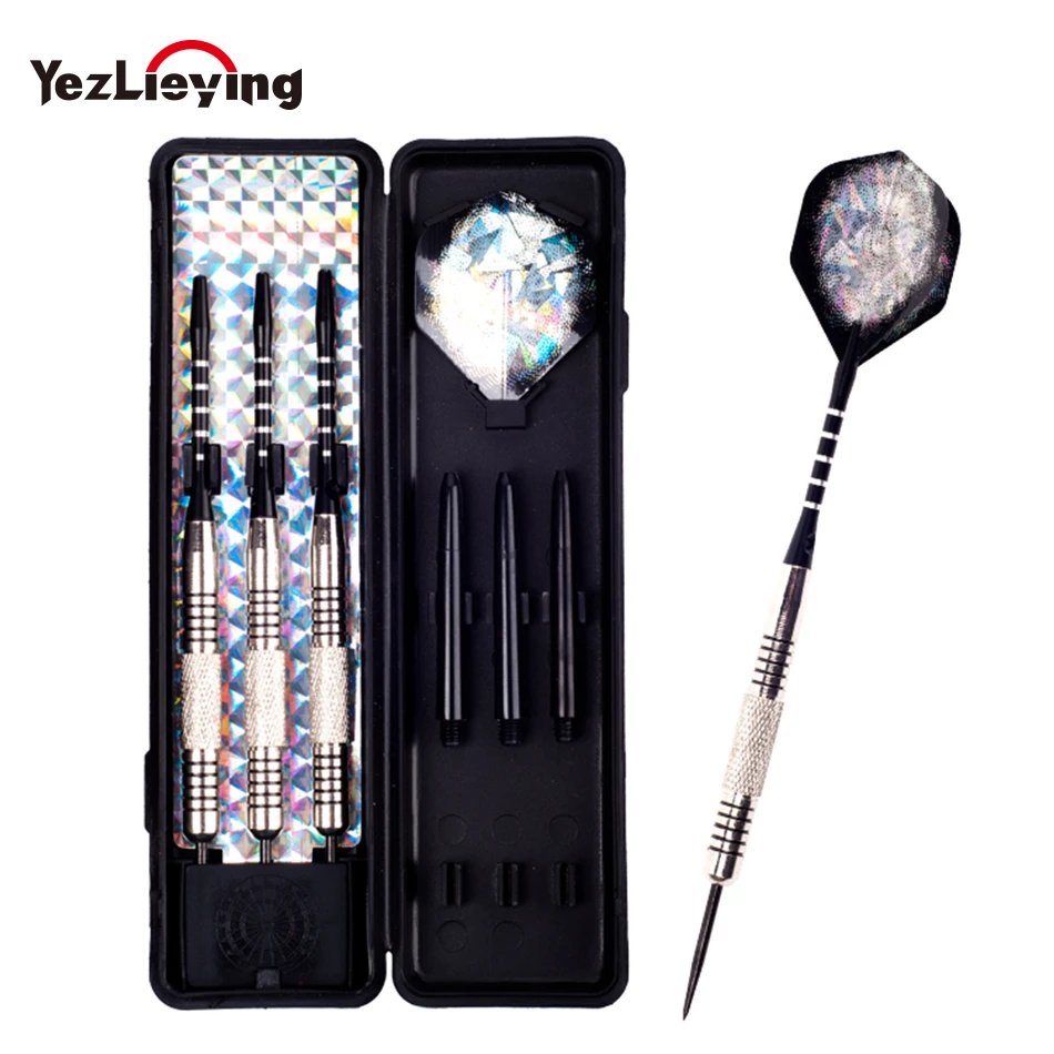 3pcs/Box Professional Darts 20g Steel Tips Darts Practice Shooting Throwing Darts Flights Dart Flight Harrow Case Dart