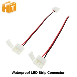 Free Welding Connector for Waterproof LED Strip 2pin 10mm 5pcs/lot.