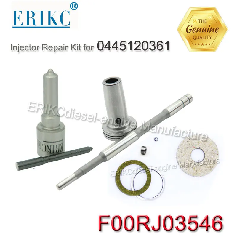 

ERIKC nozzle DLLA145P2397 injection overhaul Repair Kits valve F00RJ03546 Common rail nozzle kits suit injector 0445120361