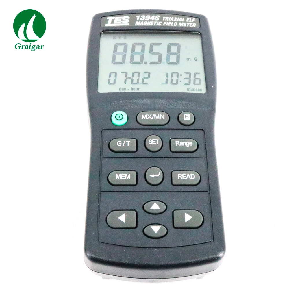 Emf Meter TES-1394S Met (Usb & 4Gb Sd-kaart) bijgewerkte Versie Van TES-1394 Hand-Held Emf Tester Elektromagnetische Veld Tester