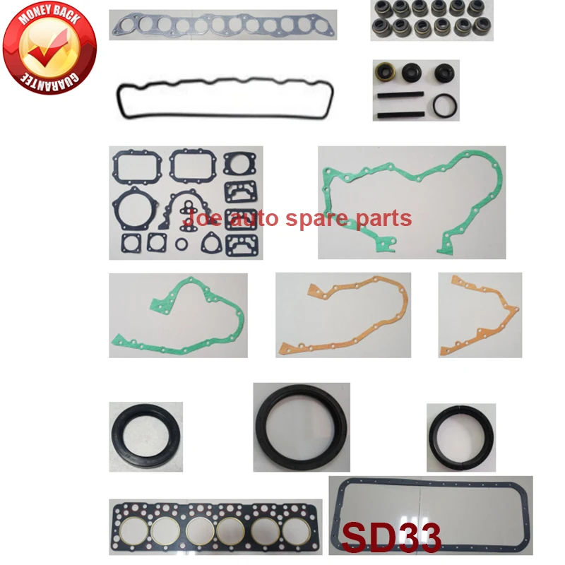 

SD33 complete engine full gasket set kit for Nissan YF03 MF03 FD006 Forklift 10101-C6825 11044-C8600 10101C6825 11044C8600