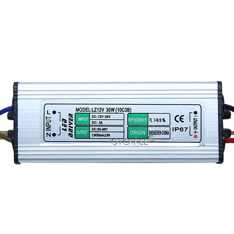 AC 85-265V A DC 3-10 V/DC 30-36 V HA CONDOTTO il Driver IP67 impermeabile di Illuminazione Trasformatori di Alimentazione 10W 20W 30W 50W 100W