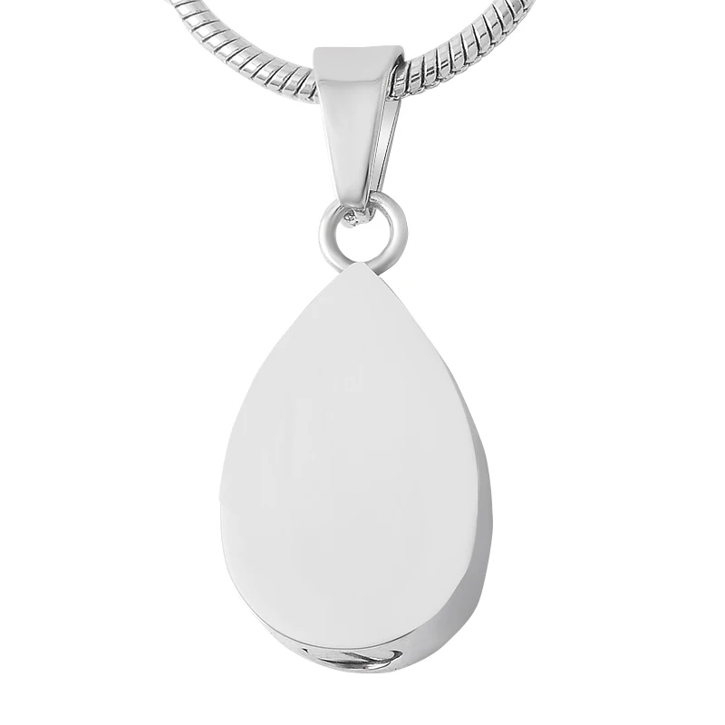 CMJ9457 Tear-drop Ash Holder With Crystal Ash Keepsake Urn Water Drop Memorial Jewelry For Pet/Human Ashes Special Offer