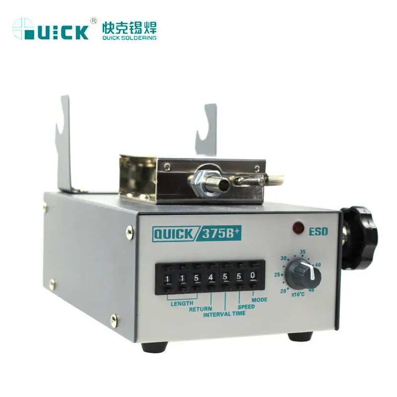 

QUICK 60W 220V crack tin machine 375B+ automatic welding tin lead-free soldering station by foot