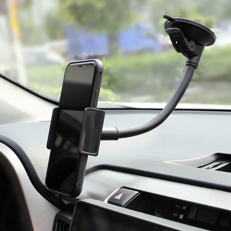 

Car Phone Holder For iPhone Hua Wei Car Windshield Dashboard Mount Cell Mobile Phone Holder Stand