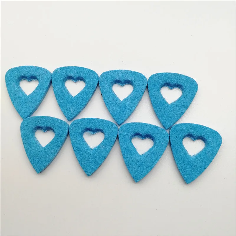 Guitar Pick, Many Model Popular Style, Blue Color Heart PVC Pearl Wool Metal, Cheap Guitar Pick