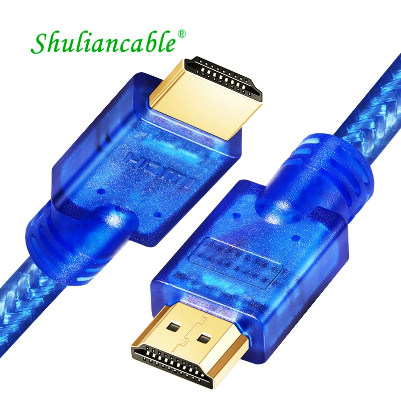 Shuliancable HDMI Cable 4K HDMI 2.0 3D Cable for HDTV xbox 360 PS4 Projector Computer Cable hdmi 1m 2m 3m 5m 7.5m 10m