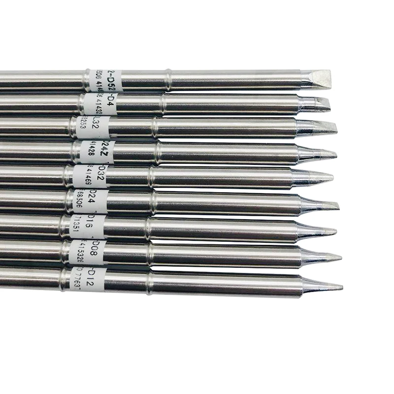 T12 D Series Soldering Solder Iron Tips T12 Series Iron Tip For Hakko FX951 STC AND STM32 OLED Electric Soldering Iron