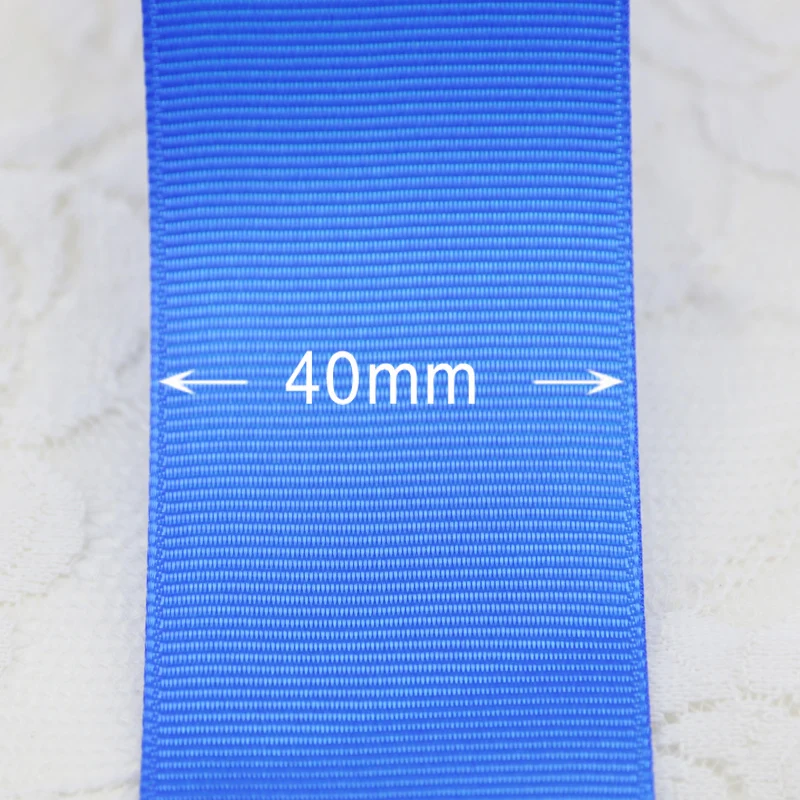 (10 meters/lot) 40mm Royal Blue Grosgrain Ribbon Wholesale gift wrap Christmas decoration ribbons