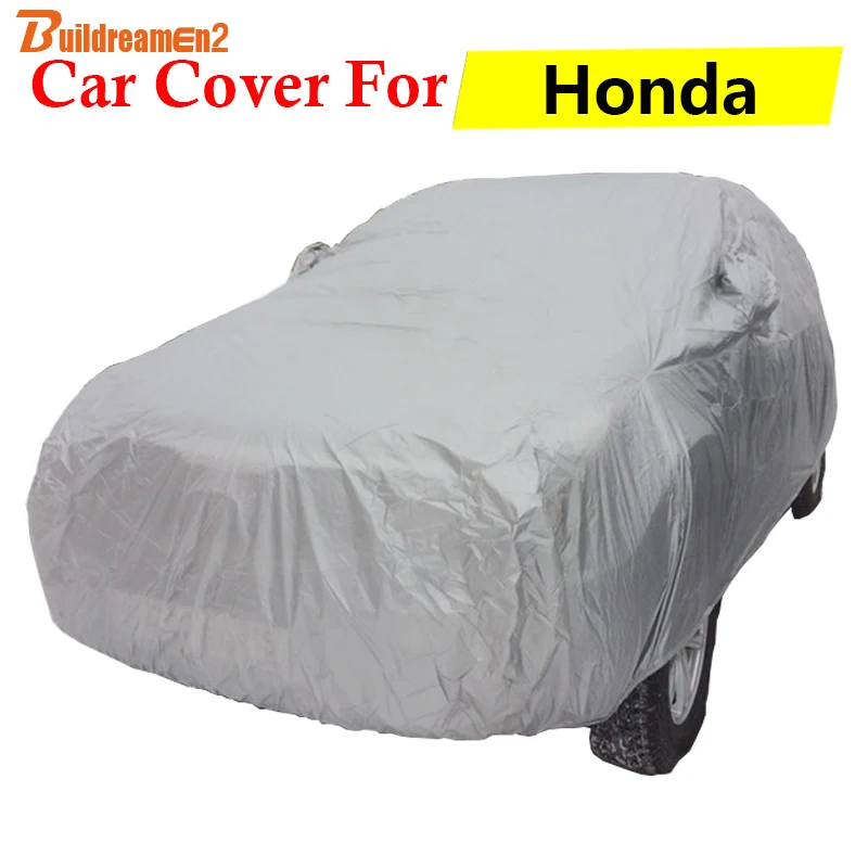 

Buildreamen2 Car Cover Auto Outdoor Anti-UV Sun Rain Snow Scratch Resistant Cover For Honda Stream Insight CRV Fit CRZ Crider