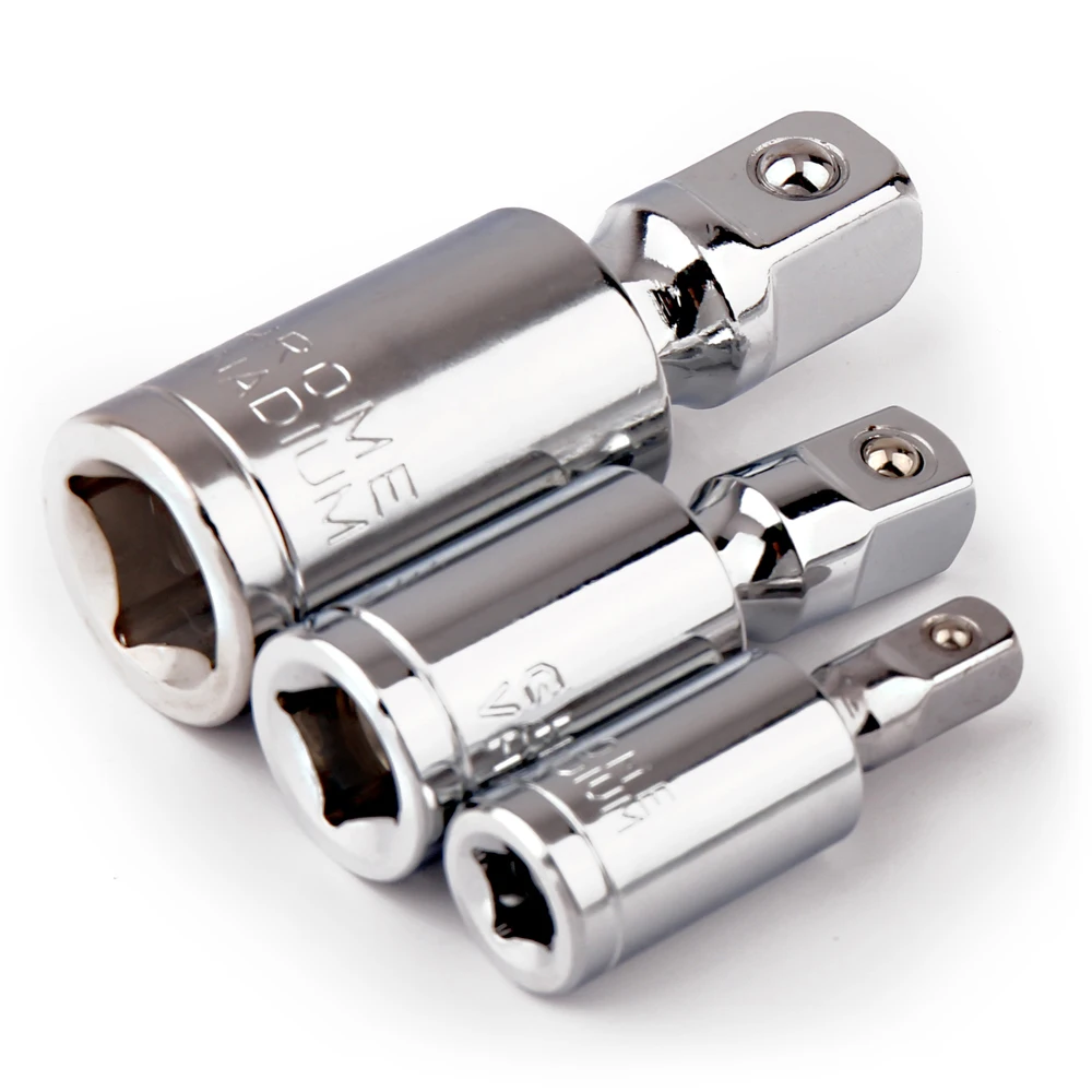 Acciaio Al cromo Vanadio Set Giunto Universale Ratchet Angolo di Barra di Estensione Presa Adattatore 1/4 "3/8" 1/2"