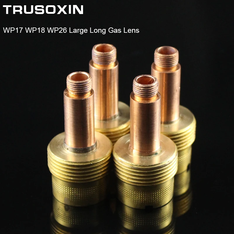 Welding Machine Accessories TIG Welding Torch Consumables 2.4mm Large Long Net Gas Lens Fit WP 17 18 26 Series Welding Torch