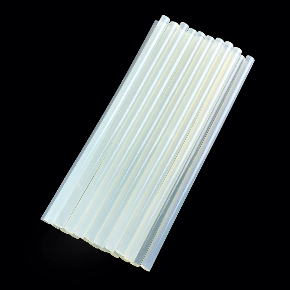 Chanseon Alloy Accessories 20pcs/lot 11mm x 200mm Hot Melt Glue Sticks for Electric Glue Gun Craft Album Repair Tools Accessory