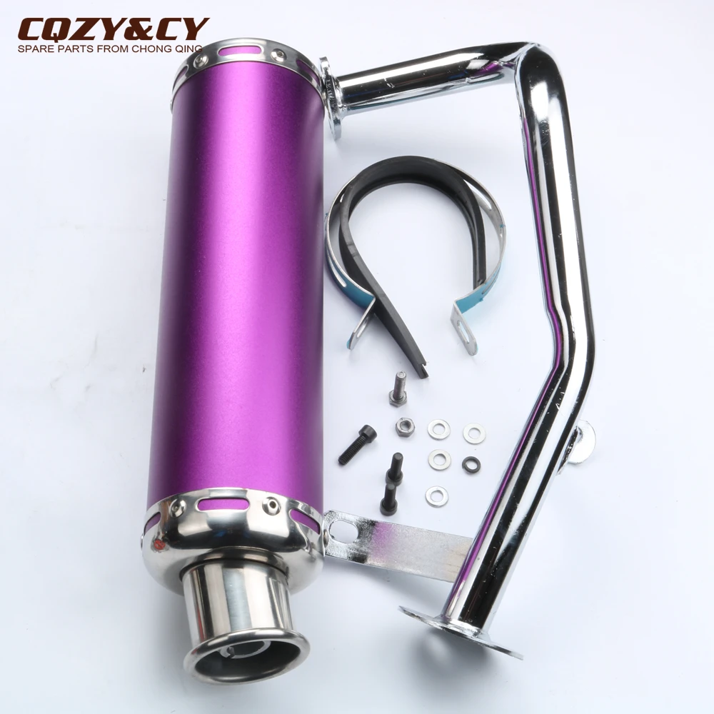 Scooter High Quality Exhaust Hose Kit for GY6 50cc 80cc 100cc 139QMA1P39QMB 4 Stroke  6 colors available