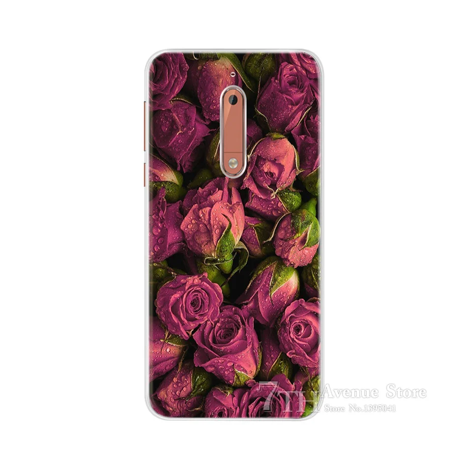 Soft Silicone TPU Cover Case For NOKIA 5 5.2\