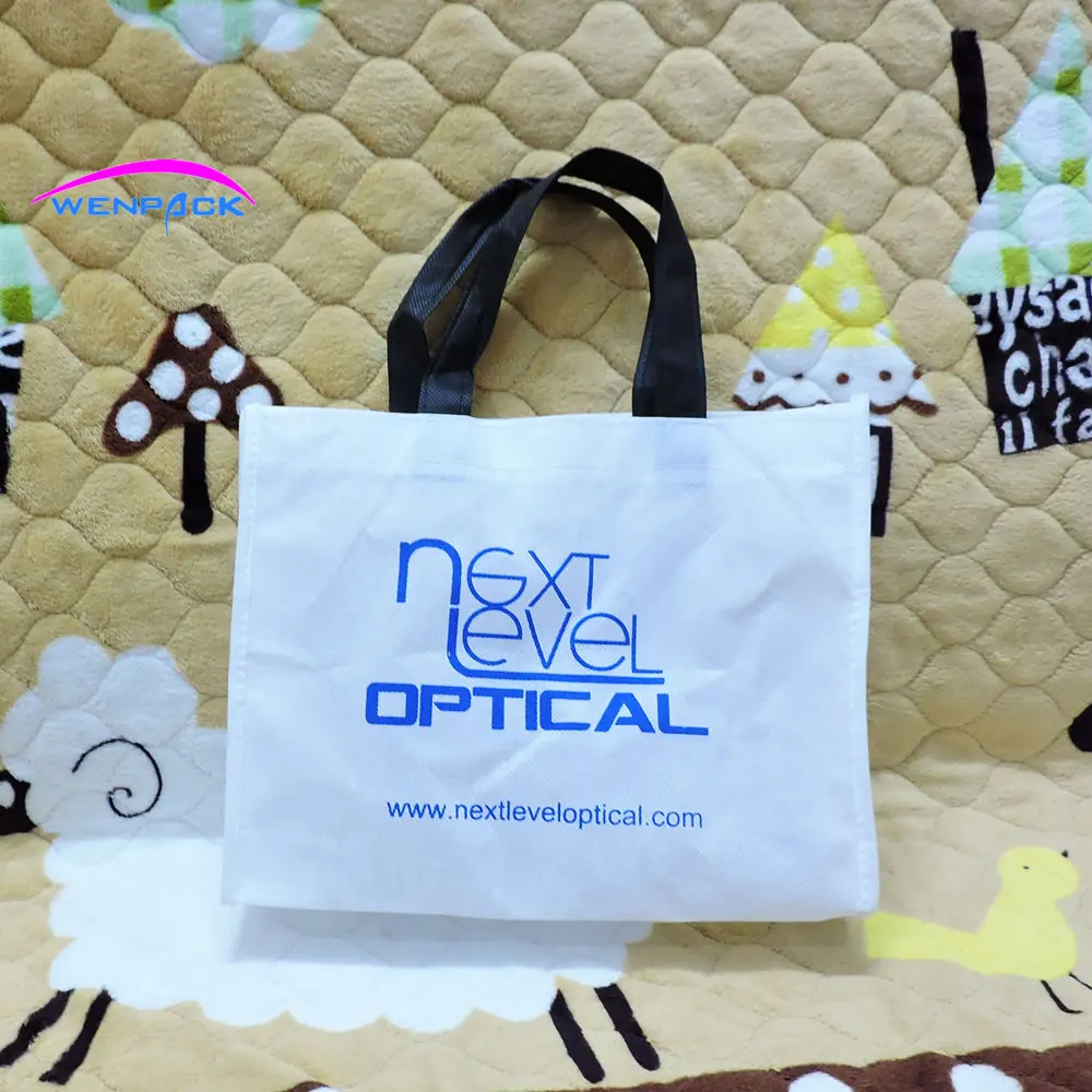 Hand Handle  Non Woven Bag with Custom Printed Logo Shopping Gift