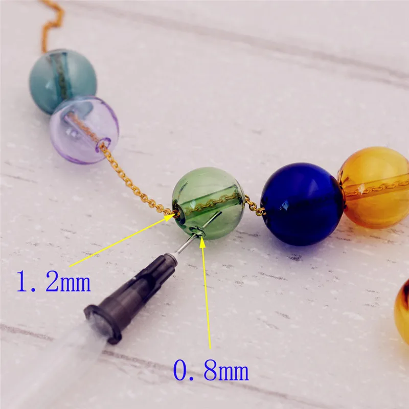 5pieces 12mm-16mm Diffuser Perfume Refillable Glass Ball Pendant Handmade Essential Oil Aromatherapy Beads For Jewelry Making