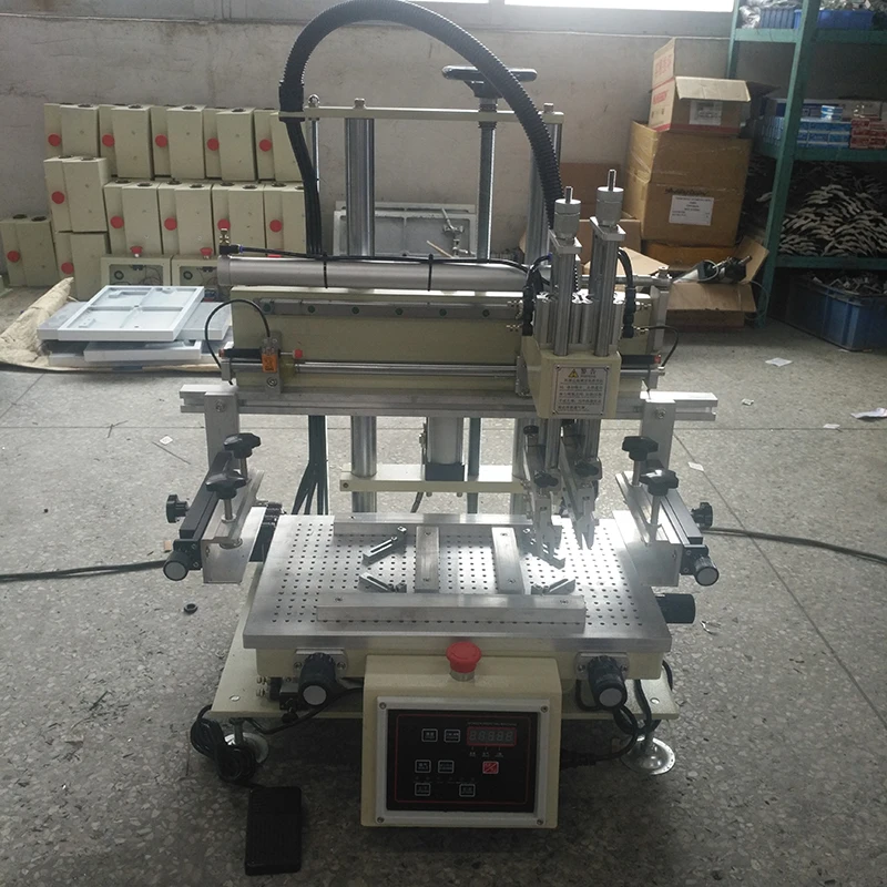 small automatic pcb printing machine table solder paste silkscreen printing equipment