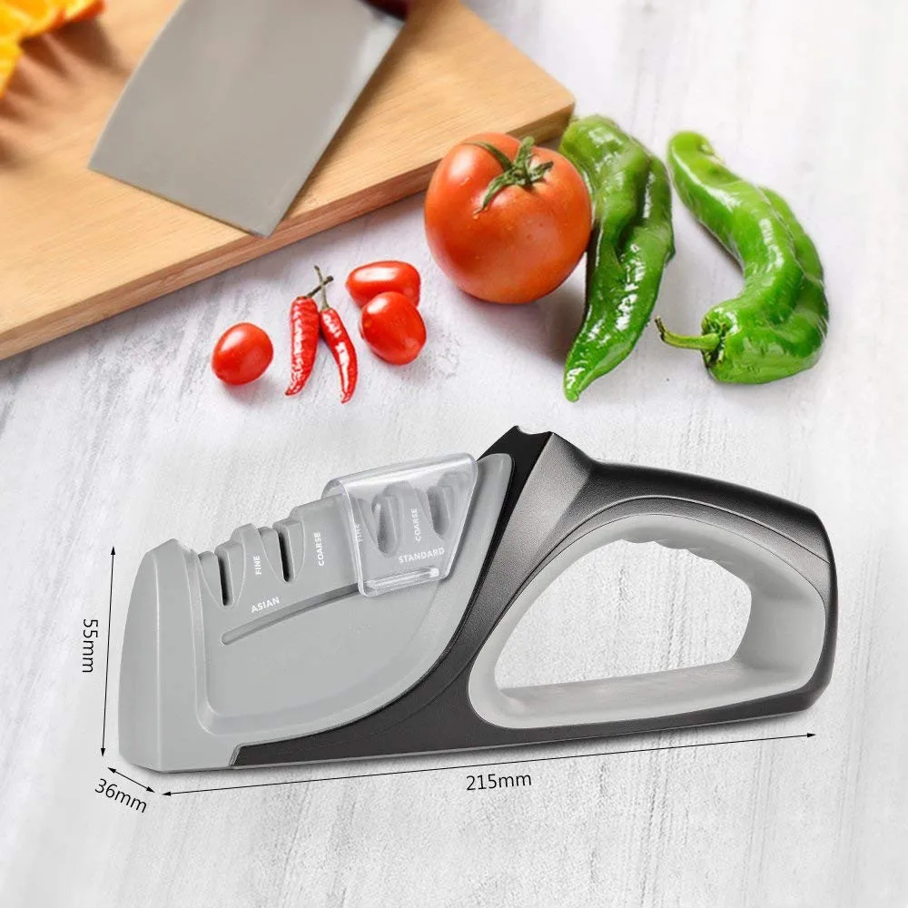 Nuoten Brand Precision Edge Professional Kitchen Knife Sharpener 4 Stages Sharp System Sharpening Knives Amolador De Faca