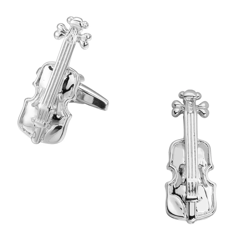 Fashion music series of musical instruments musicians of Sax piano violin Cufflinks brand jewelry men shirt cuff Cufflinks