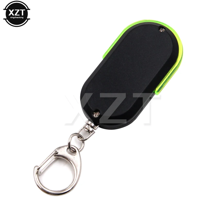 Portable Wireless Anti-Lost Alarm Key Finder Locator Keychain Whistle Sound LED Light Things Tracker