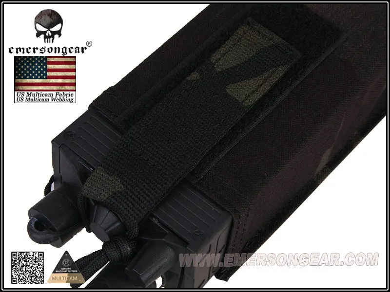 Emersongear-professional outdoor radio pouch Avs style, holster only for Avs vest em8346