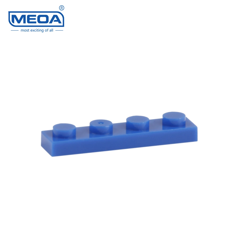 100g=150pcs MEOA Building Blocks Constructor Block 1*4 lower 4 Dots Educational Toys Bricks compatible with legc Bricks Parts