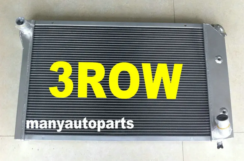Radiatore in alluminio a 3 conduttori per Corvette 5.0 5.7 V8 1977 1978 1979 1980 1981 1982