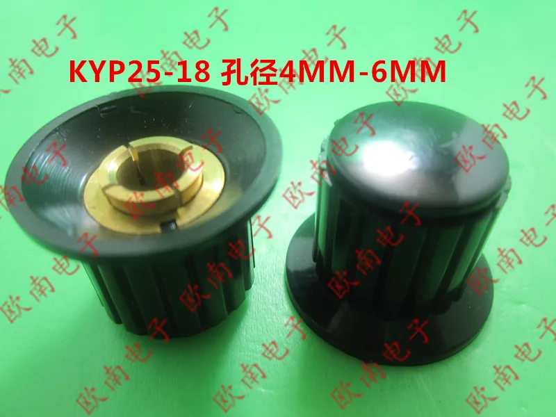 [VK] Potentiometer adjustment knob hat handle KYP25-18-6J + copper hole 6.35MM with 3590S switch