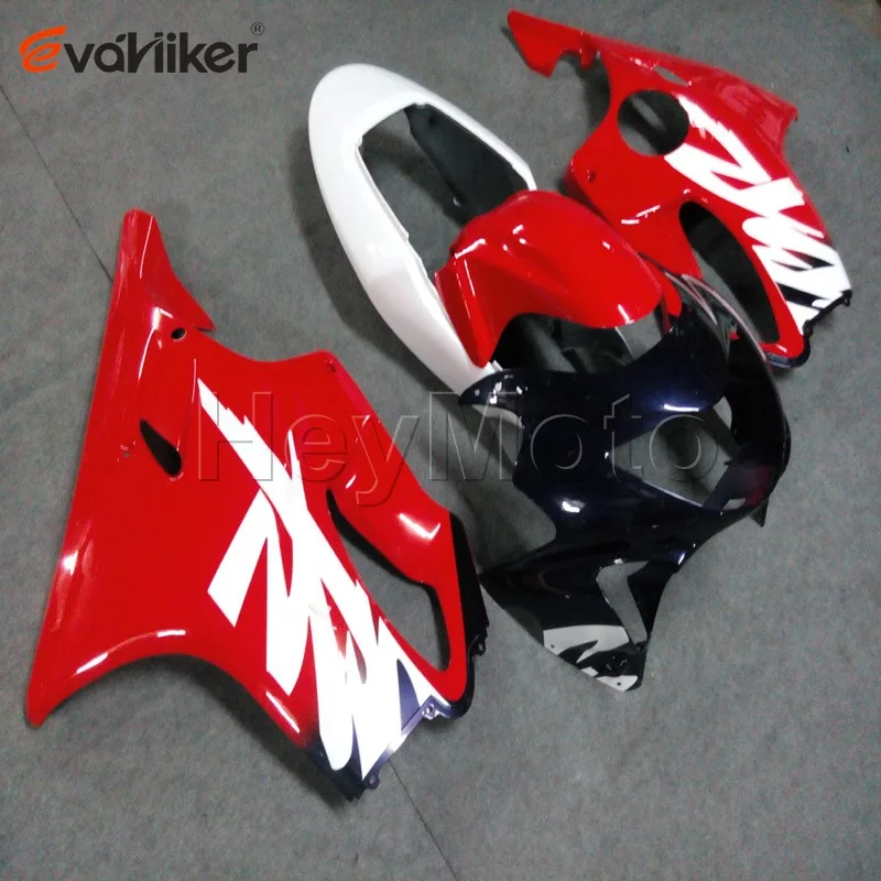 ABS fairing for CBR600F4 1999 2000 red white CBR 600 F4 99 00 motorcycle Injection mold