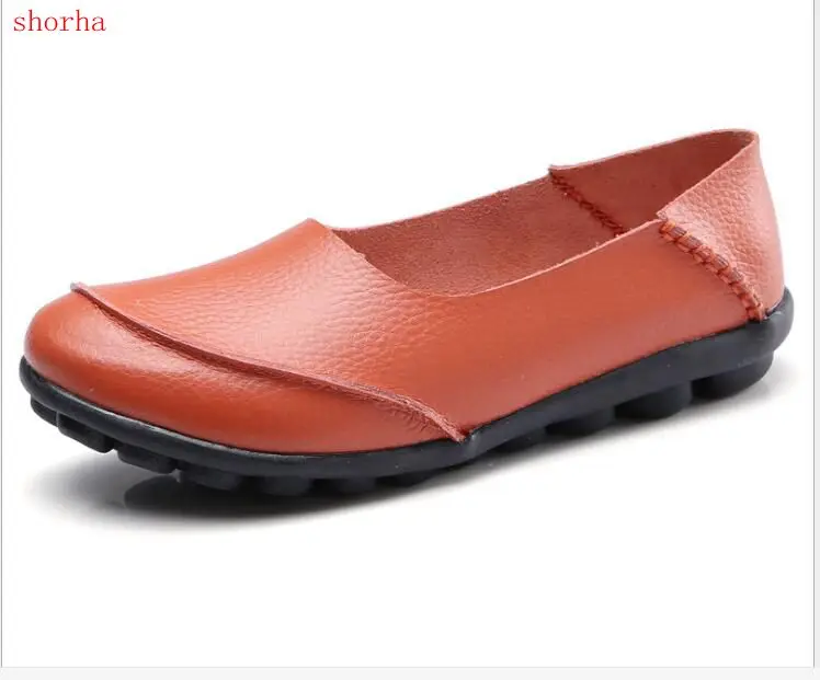 

New Spring Fashion Solid color Flats shoes Woman Black Casual Loafers shoes Comfortable Autumn Plus Size 35-42 Ladies Shoes