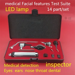 Docotor & Home care Quarantine checker set ophthalmoscope eye ear otoscope nose throat checking tools kit for People or animals