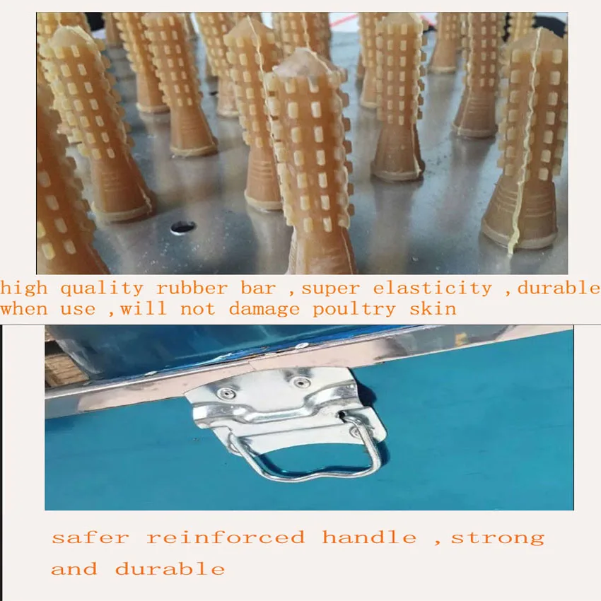 50種類の電気チーク脱毛機,業務用,ステンレス鋼,鶏,鶏,ウズラ