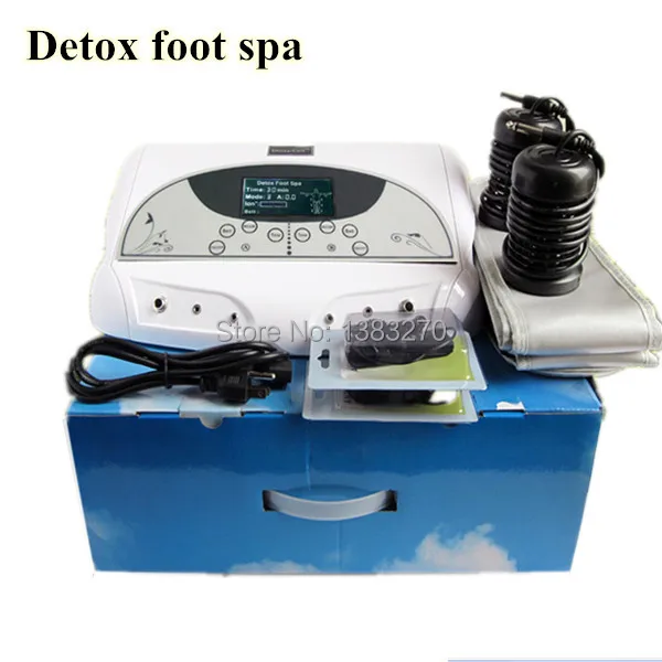 

2020 Hot sale ion cleanse detox foot spa portable spa ionizer foot detox machine electric foot care tool with belt