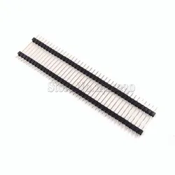 40 Pin 1x40 2-Way Single Row Male 2.54 Breakable Pin Header Connector Strip for Arduino