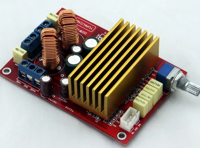 

+-25V 110W +110 W TDF8591 amplifier board,(2X110W) Class-D digital audio amplifier board