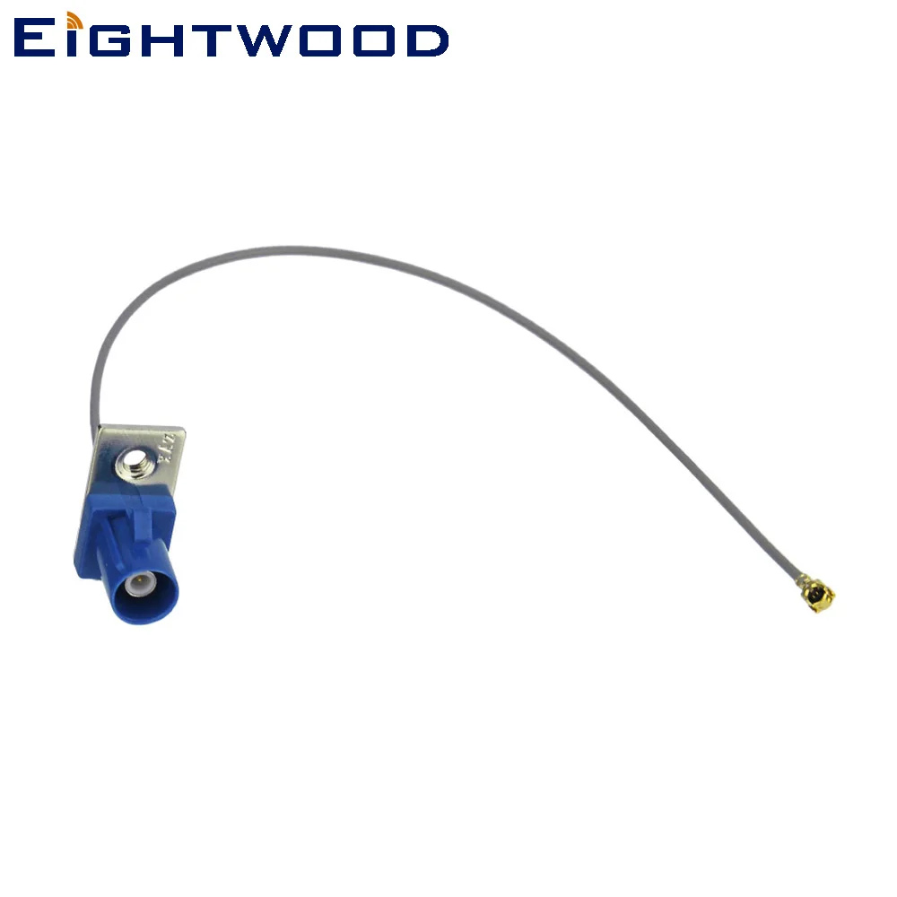 Eightwood Car GSM Wifi GPS Antenna Adapter Pigtail Cable Fakra Plug 