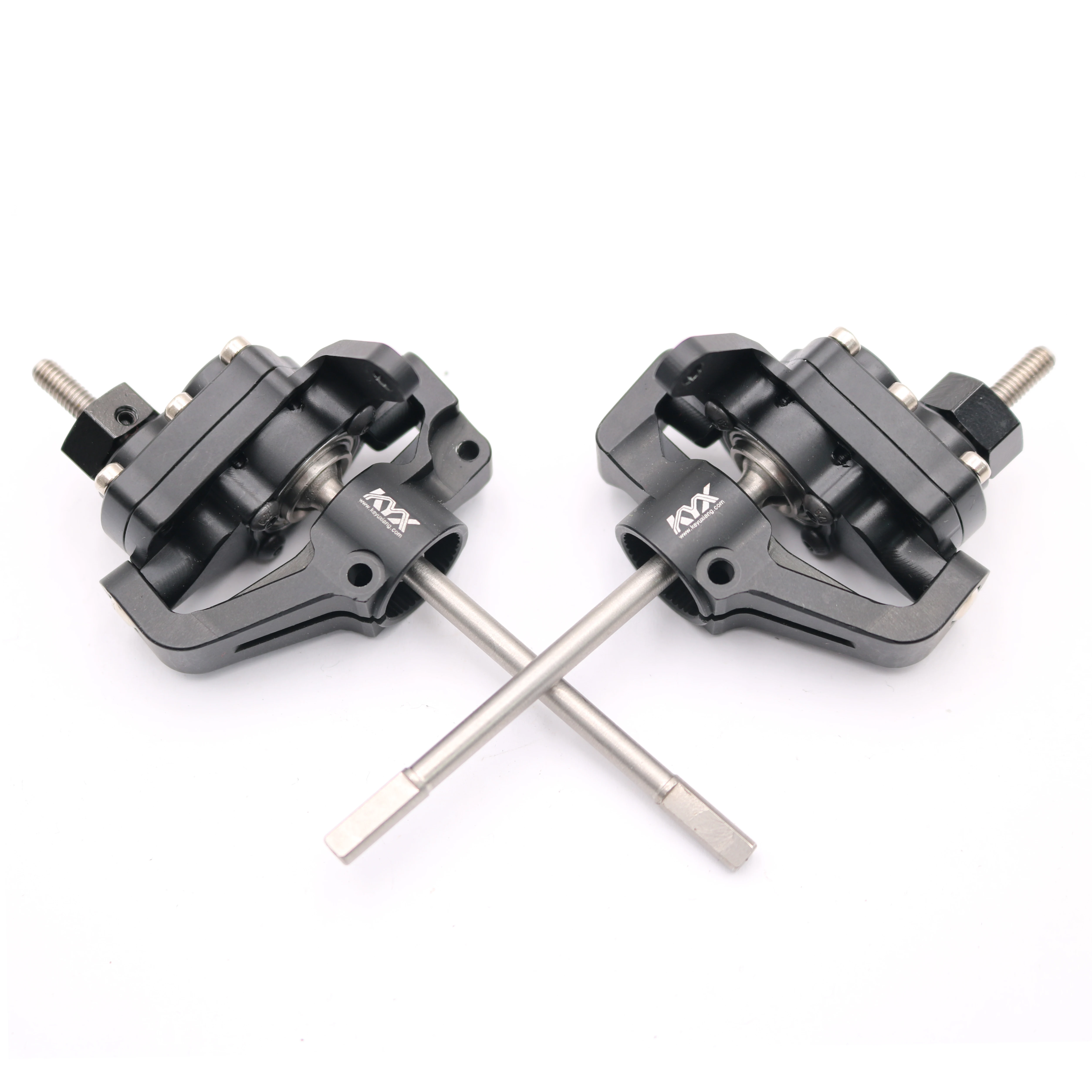 KYX Racing Aluminium Front Rear Portal Axle Units for RC Crawler Car SCX10 II 90046