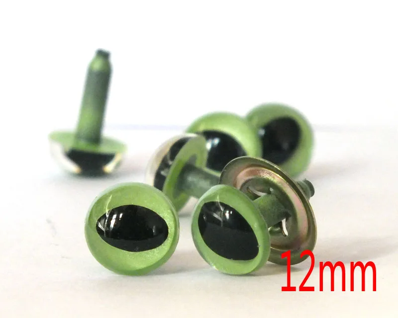 30 pairs 12mm green Animal Eyes Safety Eyes CAT Eyes for Amigurumi