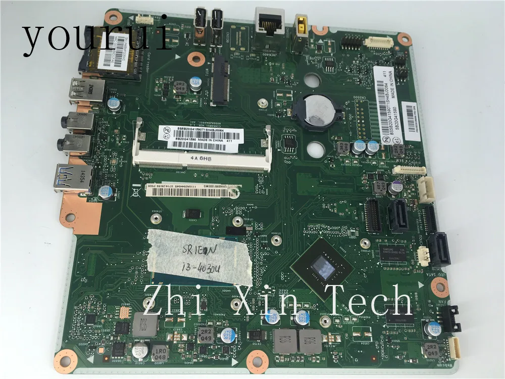 

yourui For Lenovo C470 C4030 AIO PC Motherboard With SR1EN i3-4030u CPU CIHASWS1 6050A2644601 A01 Tested ok