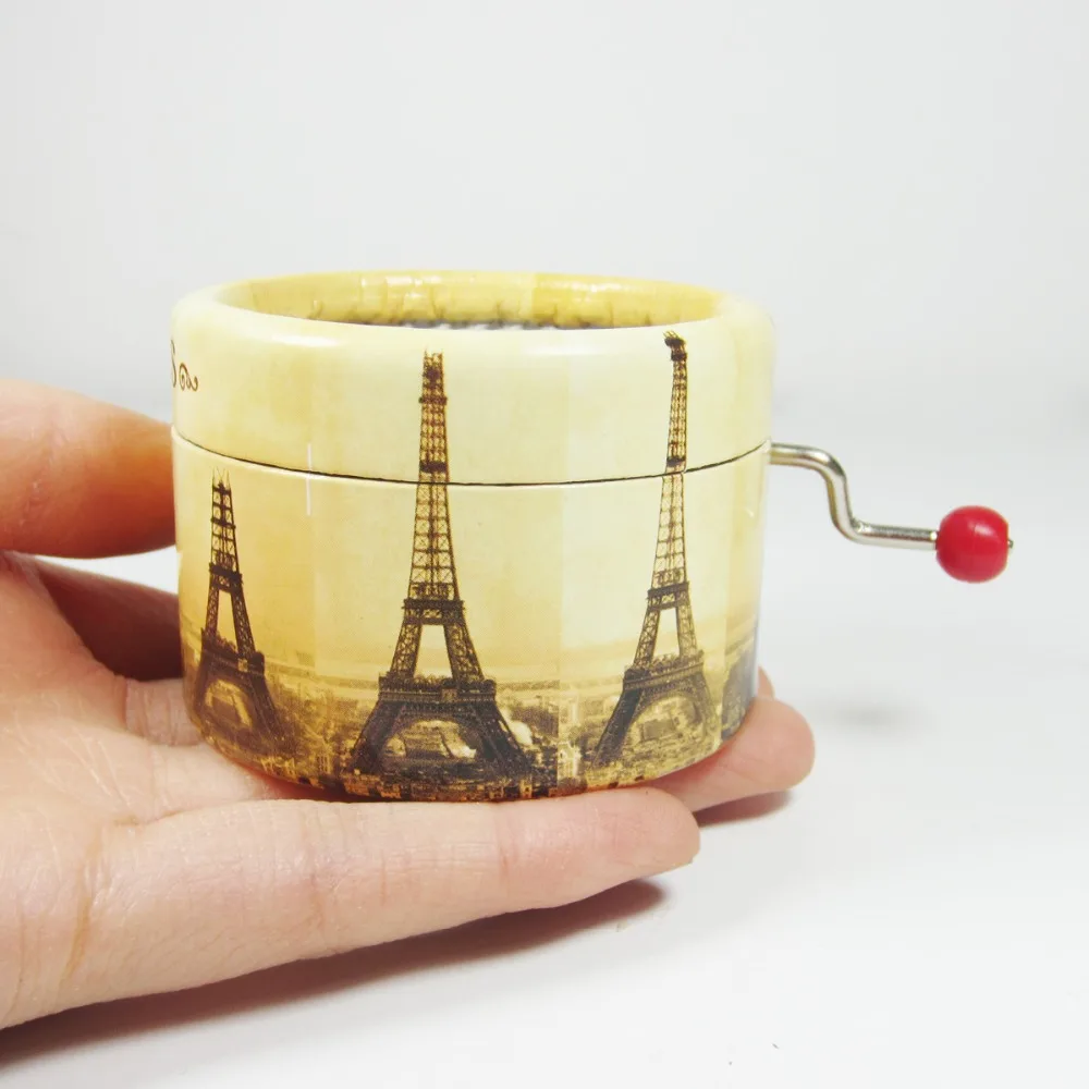 Paper Hand Crank Music Box Tower, DIY Special Souvenir, Angela\'s Gifts, Free Shipping