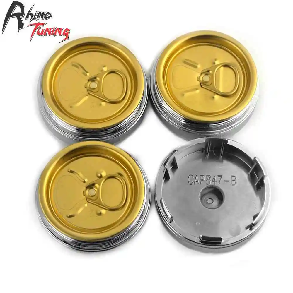 1pc For XXR Racing 600C-E-180 Cans Car Wheel Center Caps Hub 60mm (2.36in) Funny Rims Auto Styling Interior Accessories