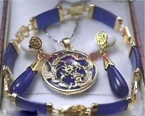 lindo roxo jade dragao pingente colar brincos pulseira conjunto 01