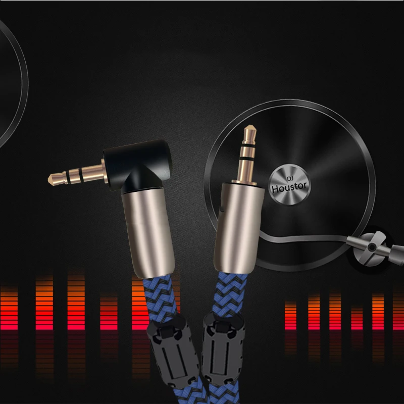 Winaqum90度直角フラット3.5ジャックオスauxオーディオデータケーブル補助iphone用。レコードコードステレオヘッドフォンカー