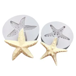 DIY Sea Conch Starfish Shell Fondant Cake Candy Silicone Molds Creative Chocolate Mold Cake Decoration Tools