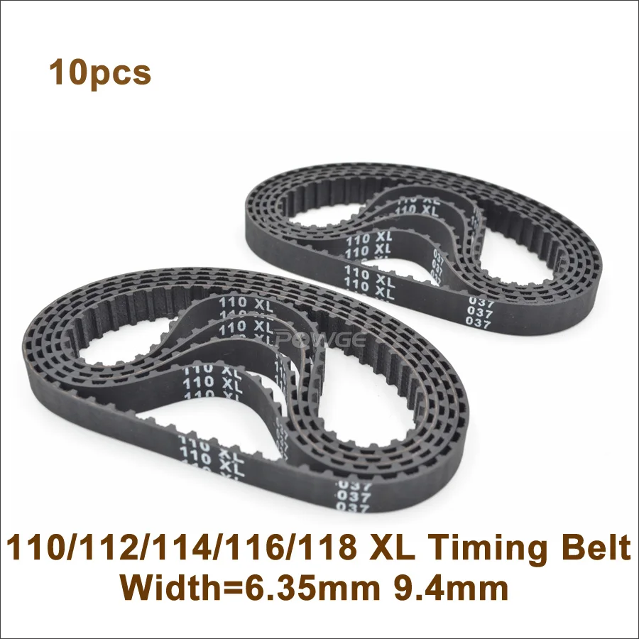 POWGE 110/112/114/116/118 XL Timing Belt W=025