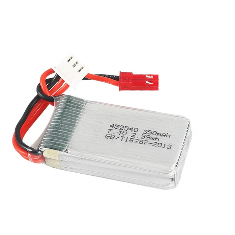 2s 7.4v 350mah 35C Lipo Battery for MJX X401H X402 JXD 515 515W 515V Battery RC Mini FPV Drone Quadcopter Helicopters 3.7v 2pcs