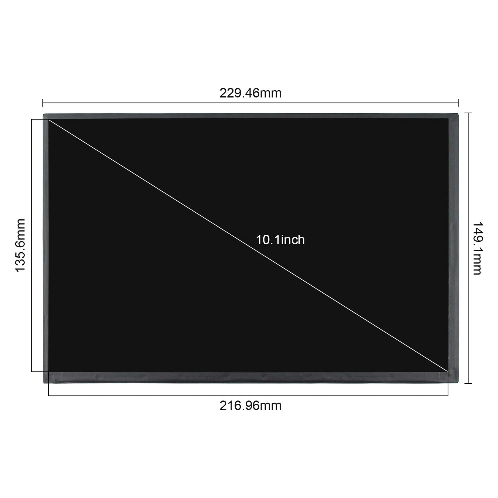 M101NWWB 10.1” display  screen replacement panel  10. 1 inch  1280X800 LCD Screen