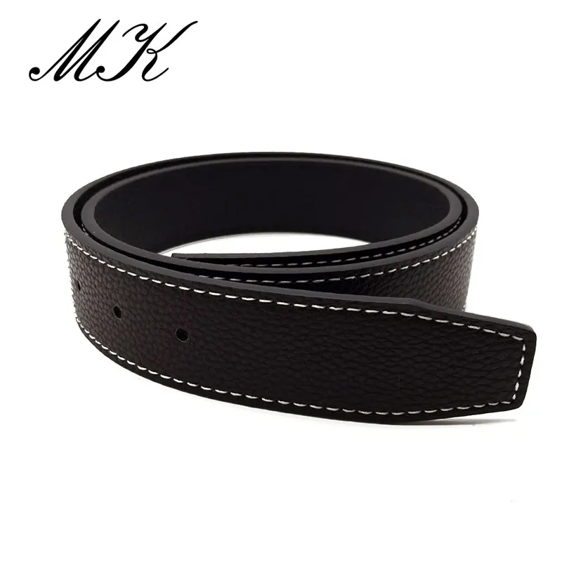 Maikun Belts for Men No Buckle Male Split Leather Belt Men Fashion Belt