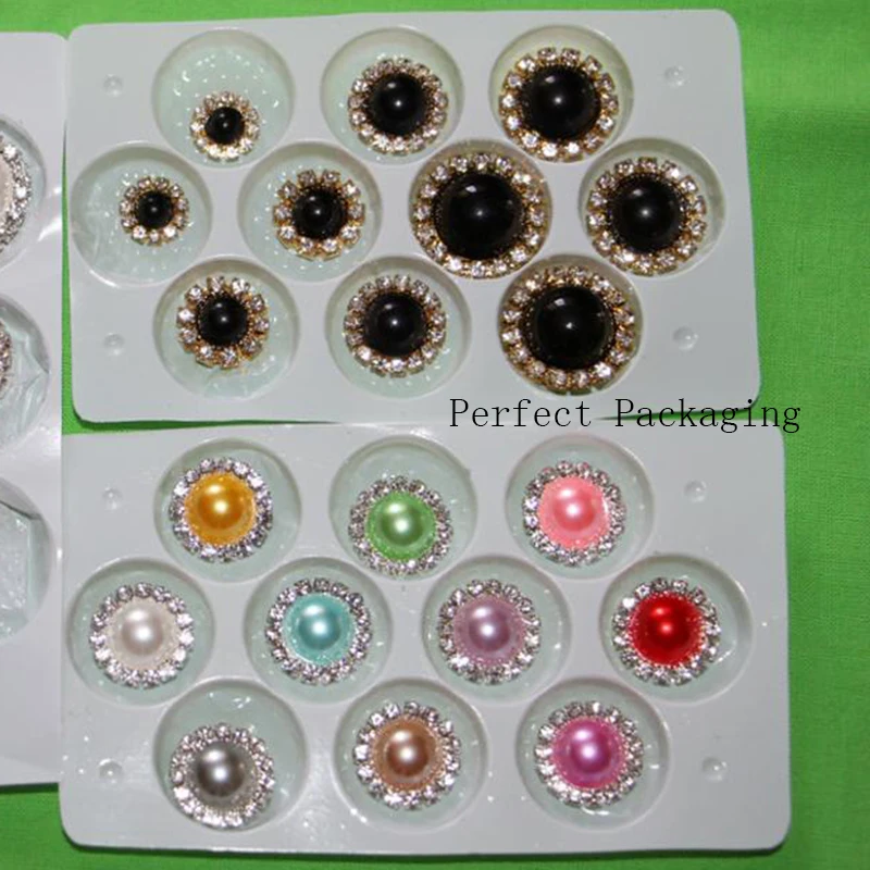 ZMASEY 10 pz/lotto 15mm bottoni diamante da sposa perla fattore prese bottoni strass bottone decorativo accessorio per capelli fai da te